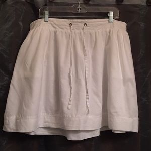 Merona white cotton skirt